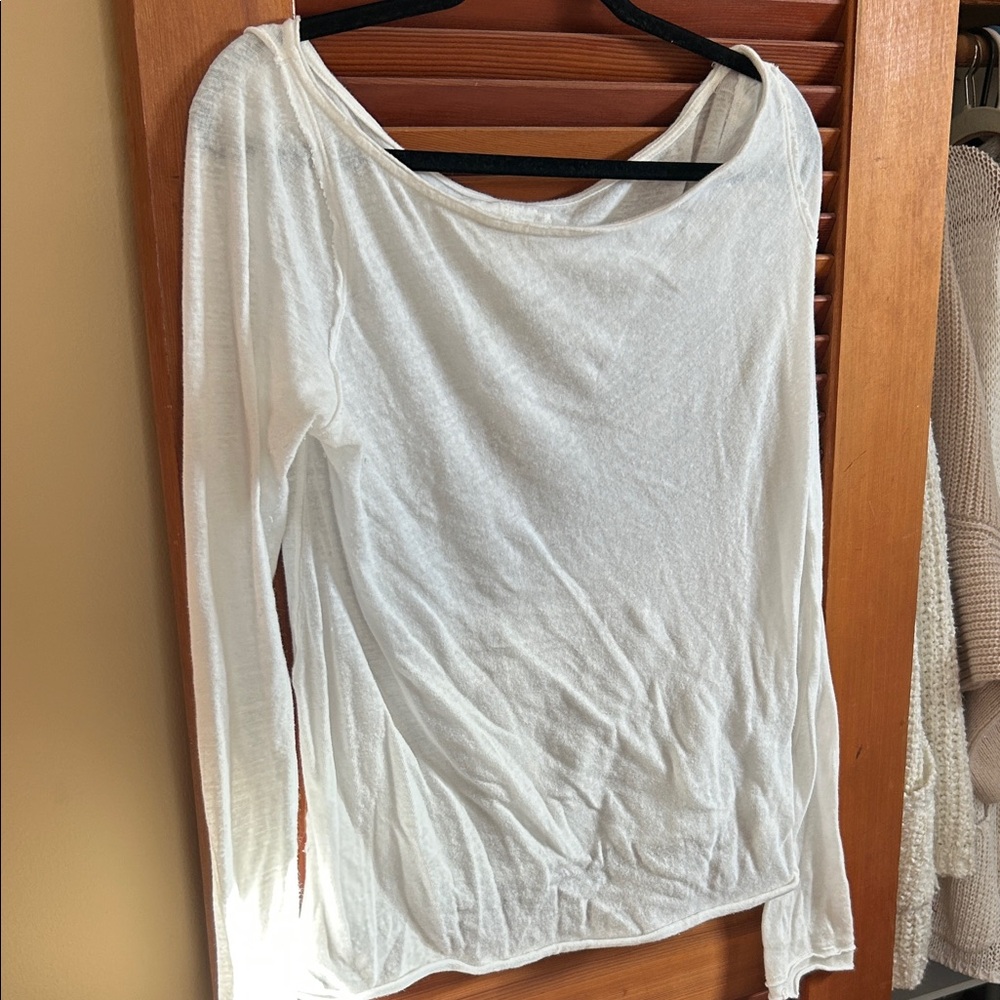 We The Free White Long Sleeve Top